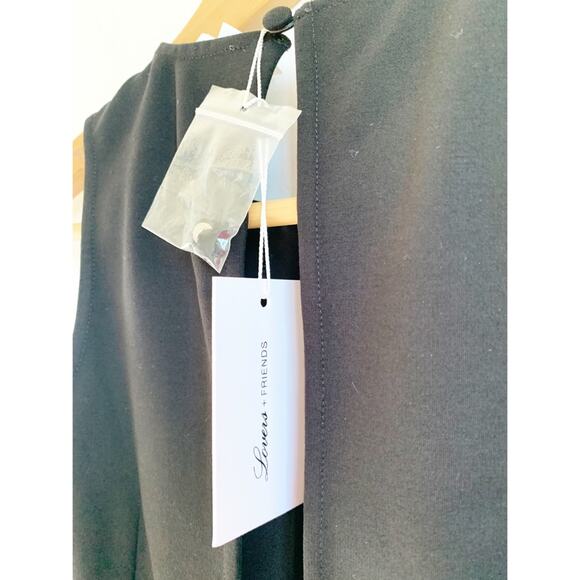 Lovers + Friends maxi black gown dress NWT XS - Picture 10 of 10